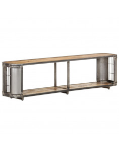 Mobile Porta TV 150x30x40 cm in Legno Massello di Mango 2