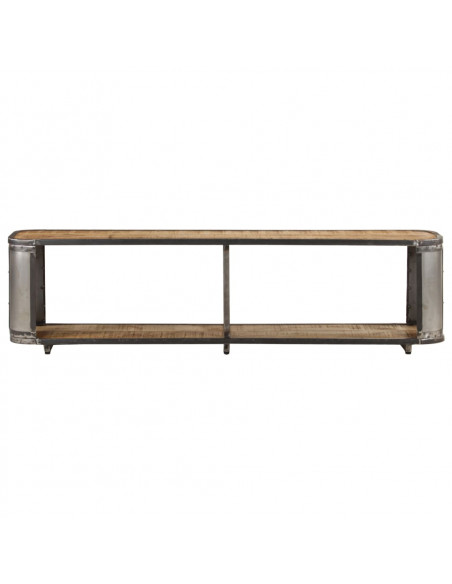 Mobile Porta TV 150x30x40 cm in Legno Massello di Mango