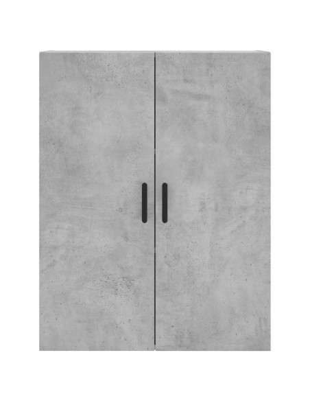 Mobile a Parete Grigio Cemento 69,5x34x90 cm