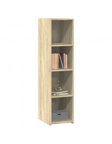 Credenza Rovere Sonoma 30x41x124cm in Legno Multistrato