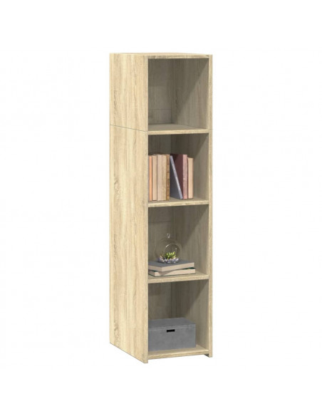 Credenza Rovere Sonoma 30x41x124cm in Legno Multistrato