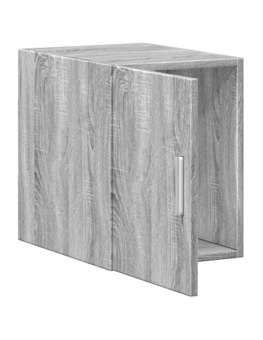 Mobile a Parete Grigio Sonoma 30x42,5x40cm in Legno Multistrato