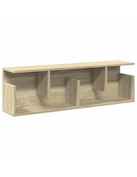 Mobile a Parete 100x20x30 cm Rovere Sonoma in Legno Multistrato