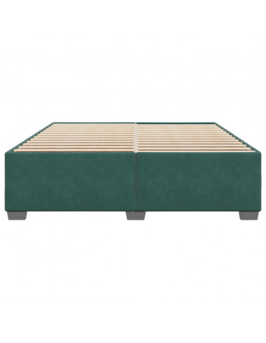 Giroletto Verde Scuro 180x200 cm in Velluto