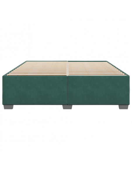 Giroletto Verde Scuro 180x200 cm in Velluto