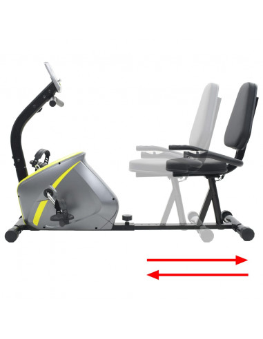 Cyclette Reclinata Magnetica con Misurazione del Polso