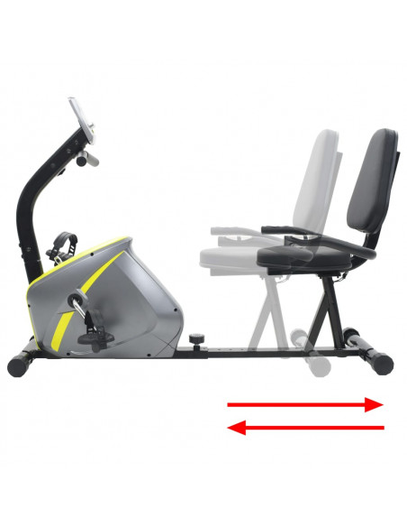 Cyclette Reclinata Magnetica con Misurazione del Polso