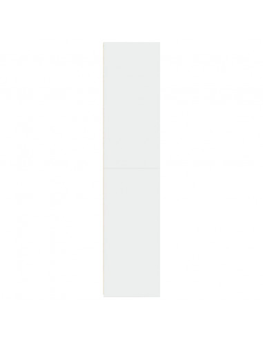 Credenza Bianca 40x41x185cm in Legno Multistrato