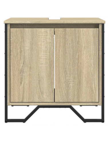 Mobile Lavabo Bagno Rovere Sonoma 60x35x60 cm in Truciolato