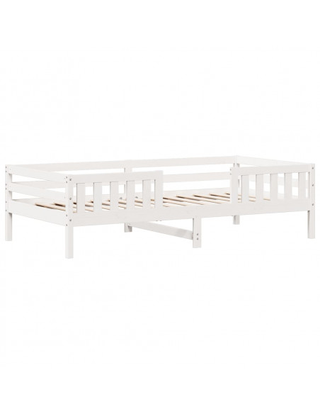 Giroletto Bianco 80x200 cm in Legno Massello di Pino