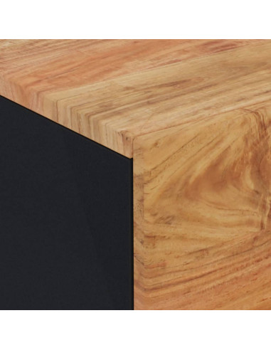 Credenza 60x33x75 cm in Legno Massello di Acacia