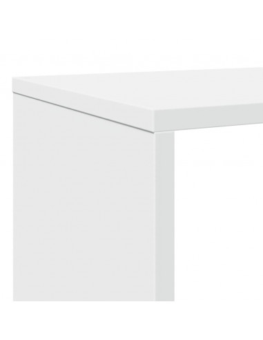 Libreria Bianca 132x29x141,5 cm in Legno Multistrato