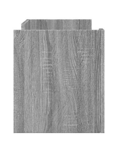 Mobile Porta TV Grigio Sonoma 80x35x40 cm in Legno Multistrato