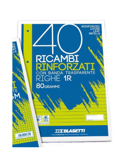 Fogli ad anelli Blasetti 2326 Rinforzati