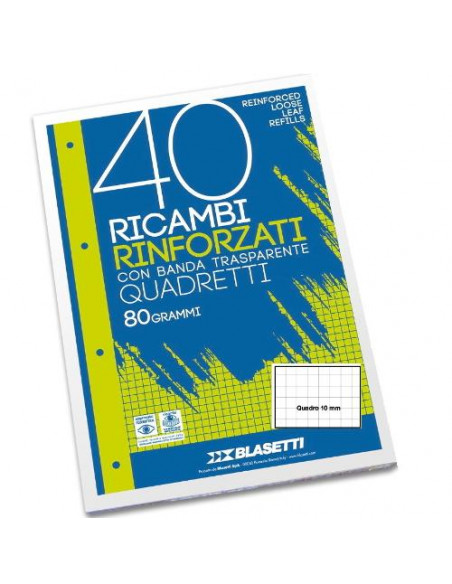 Fogli ad anelli Blasetti 2335 Rinforzati