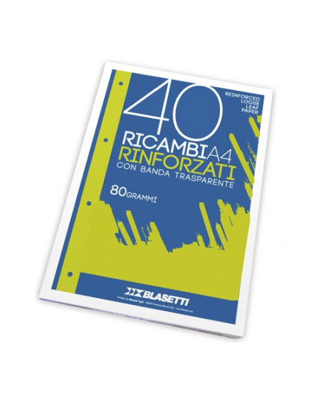 Fogli ad anelli Blasetti 2339 Rinforzati