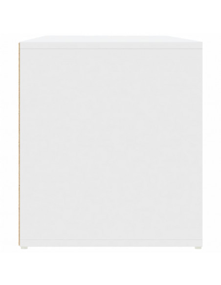 Mobile Angolare Bianco 200x40x45 cm in Truciolato