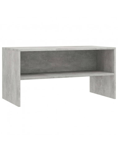 Mobile Porta TV Grigio Cemento 80x40x40 cm in Legno Multistrato