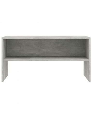 Mobile Porta TV Grigio Cemento 80x40x40 cm in Legno Multistrato