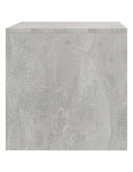 Mobile Porta TV Grigio Cemento 80x40x40 cm in Legno Multistrato