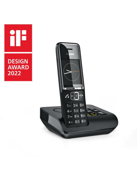 Gigaset COMFORT 550A Telefono analogico/DECT Identificatore di chiamata Nero