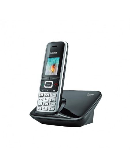 Gigaset Premium 100 Telefono DECT Identificatore di chiamata Nero, Argento