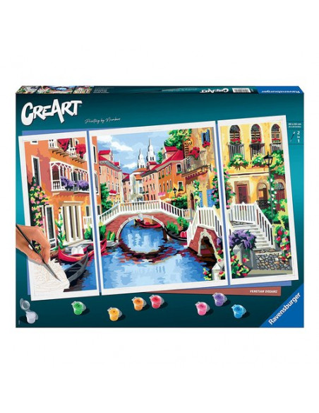 Gioco creativo Ravensburger 20135 CREART Trittico Venetian Dreams