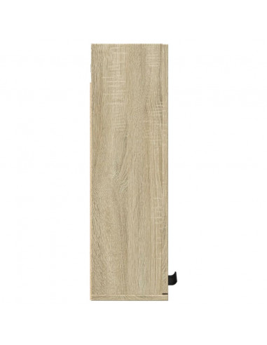 Mobile da Bagno a Parete Rovere Sonoma 32x20x67 cm