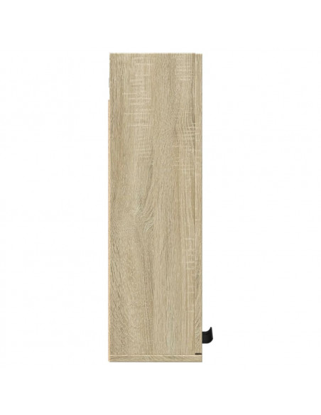 Mobile da Bagno a Parete Rovere Sonoma 32x20x67 cm