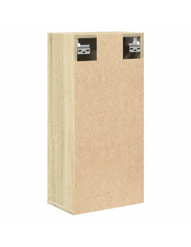 Mobile da Bagno a Parete Rovere Sonoma 32x20x67 cm