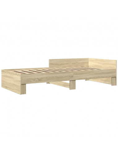Giroletto senza Materasso Rovere Sonoma 90x200 cm in Truciolato