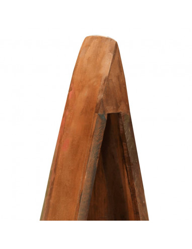 Mobile a Barca 39x27x127 Legno Massello di Recupero