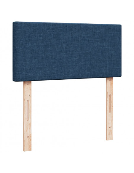 Giroletto a Molle con Materasso Blu 90x200 cm inTessuto