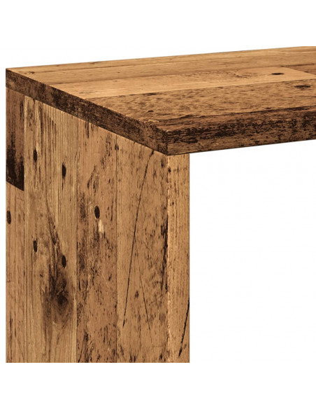 Libreria Divisorio Legno Antico 69,5x29x137,5 cm in Truciolato