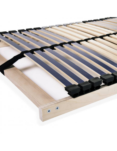 Reti a Doghe 2 pz 7 Zone con 42 Doghe in Legno 70x200 cm