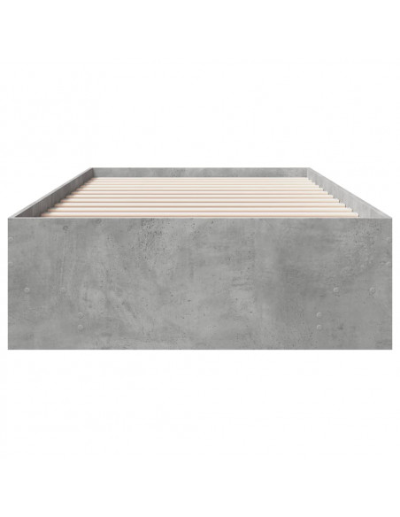 Giroletto Grigio Cemento 90x200 cm in Legno Multistrato