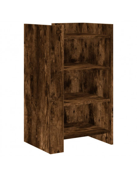 Credenza Rovere Fumo 45x35x75 cm in Legno Multistrato
