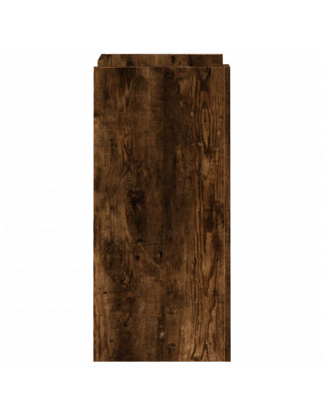 Credenza Rovere Fumo 45x35x75 cm in Legno Multistrato