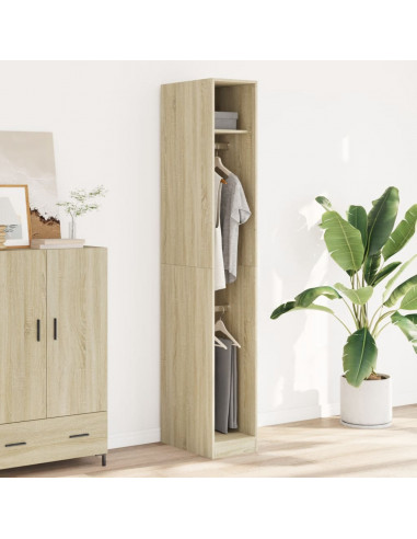 Armadio Rovere Sonoma 30x50x200 cm in Legno Multistrato
