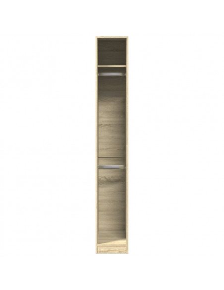 Armadio Rovere Sonoma 30x50x200 cm in Legno Multistrato