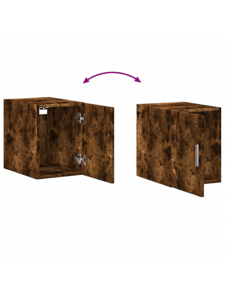 Mobile Sottile Rovere Fumo 30x42,5x225 cm in Truciolato