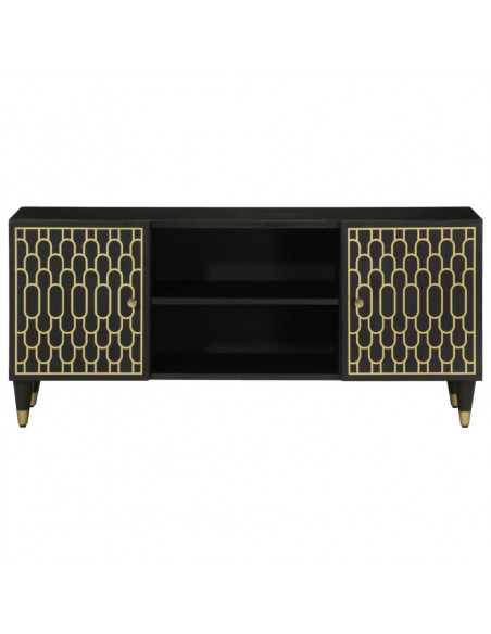 Mobile Porta TV 105x33x46cm in Legno Massello di Mango