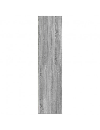 Armadio Grigio Sonoma 80x50x200 cm in Legno tecnico