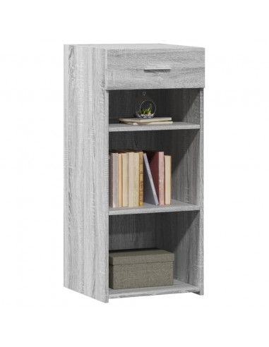 Credenza Grigio Sonoma 40x42,5x93 cm in Legno Multistrato