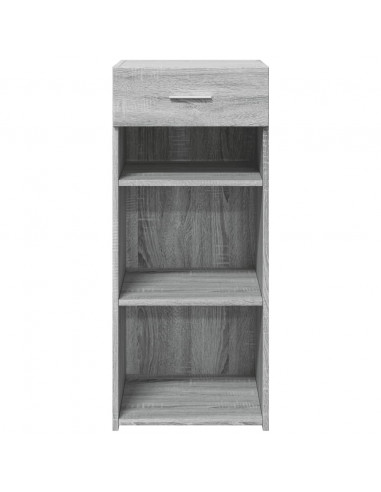 Credenza Grigio Sonoma 40x42,5x93 cm in Legno Multistrato