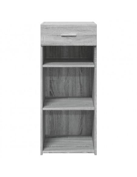 Credenza Grigio Sonoma 40x42,5x93 cm in Legno Multistrato