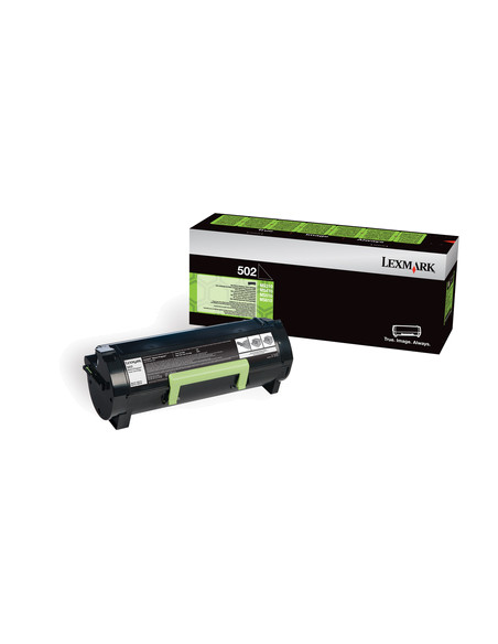 Lexmark 502 cartuccia toner 1 pz Originale Nero