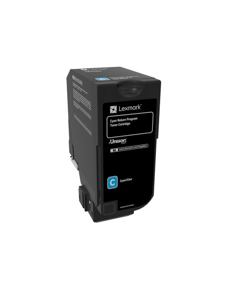 Lexmark 74C20C0 cartuccia toner 1 pz Originale Ciano