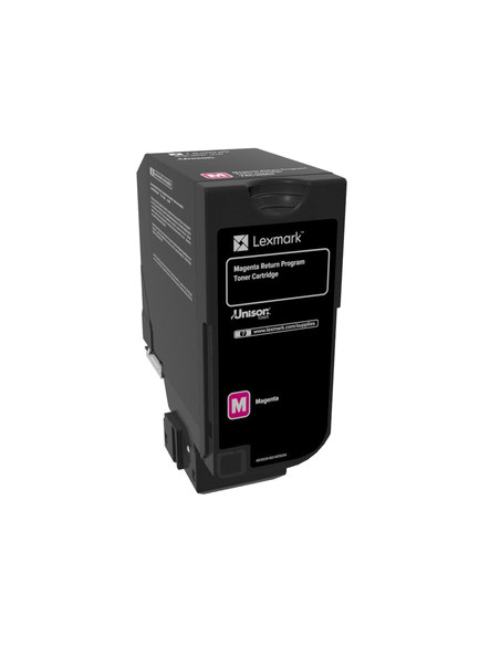 Lexmark 74C20M0 cartuccia toner 1 pz Originale Magenta
