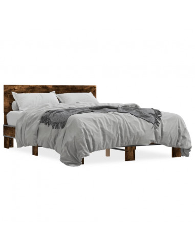 Giroletto Rovere Fumo 135x190 cm in Legno Multistrato Metallo